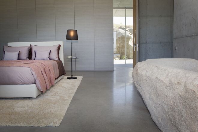 Um dos três quartos privados da Quinta de Lemos