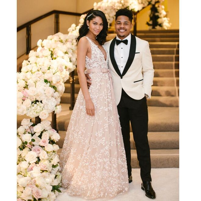 Chanel Iman e Sterling Shepard 