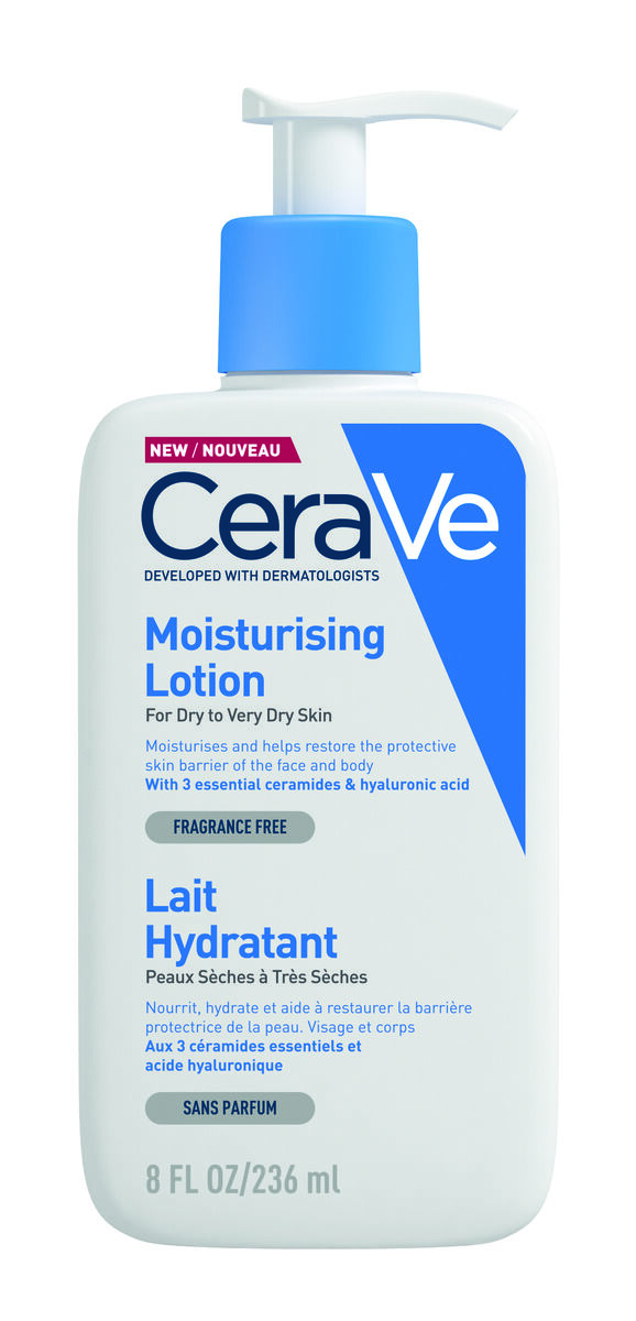 Loção Hidratante, 236 ml, €10, CeraVe