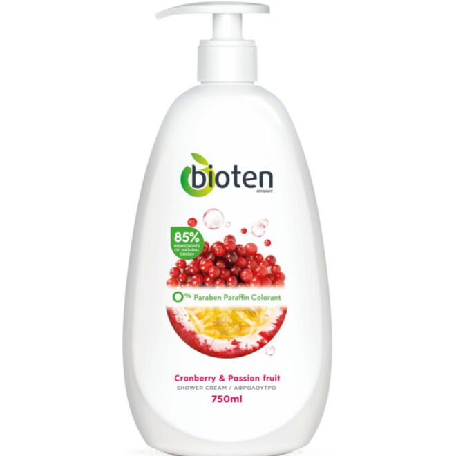 Gel de Banho Arando e Maracujá, 750 ml, €5,99, Bioten