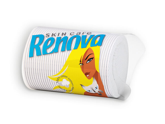 Discos de Algodão Desmaquilhantes Skin Care Maxi, 40 unidades, €1,39, Renova