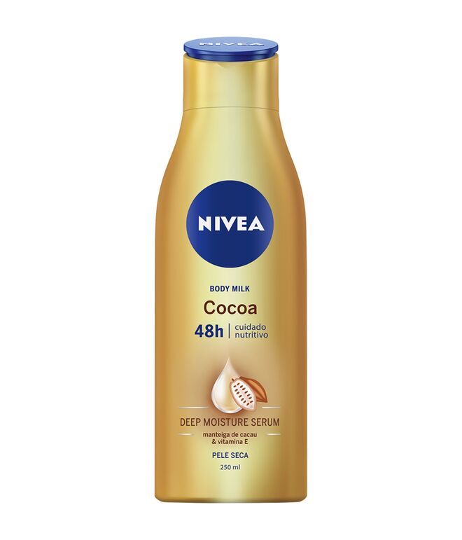 Hidratante corporal Body Milk Cocoa, 250 ml, €4,99, Nivea