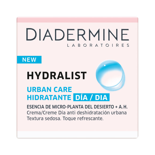 Hydralist Urban Care, creme de dia hidratante, 50 ml, €11,99, Diadermine