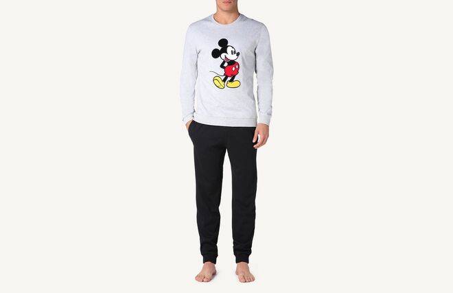 Pijama em algodão Mickey Mouse, €49,90, Intimissimi