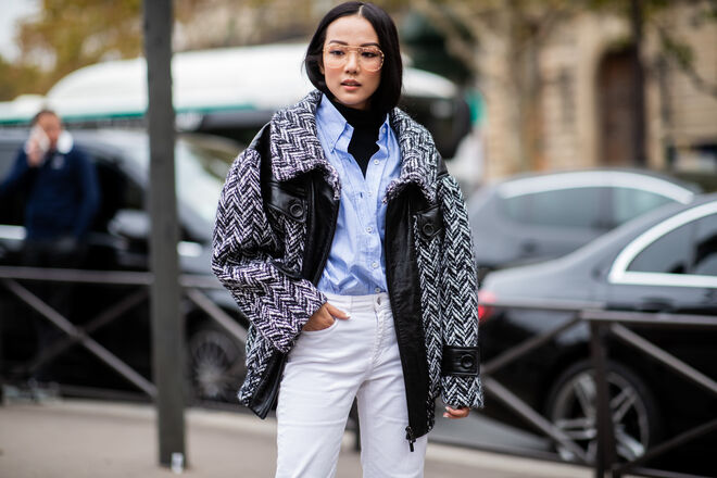 Camisolas interiores por baixo de tudo
