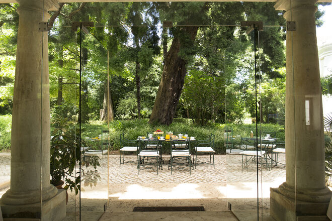 Restaurante Arcadas, na Quinta das Lágrimas, em Coimbra