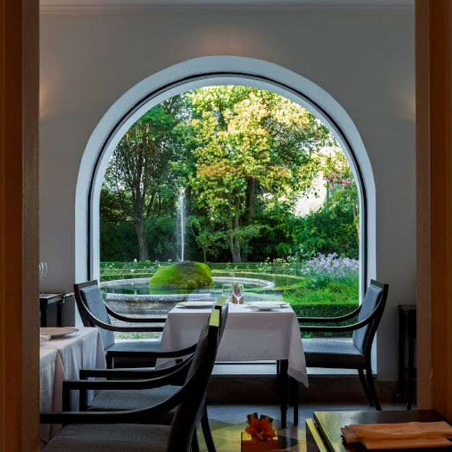 Restaurante Arcadas, na Quinta das Lágrimas, em Coimbra
