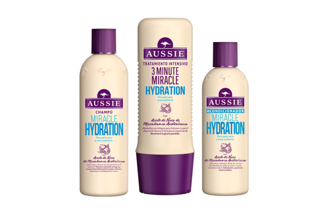 Gama Mircale Hydration, para cabelos secos e desidratados