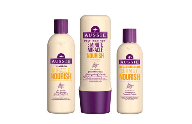 Gama Miracle Nourish, para nutrir e reconstruir o cabelo
