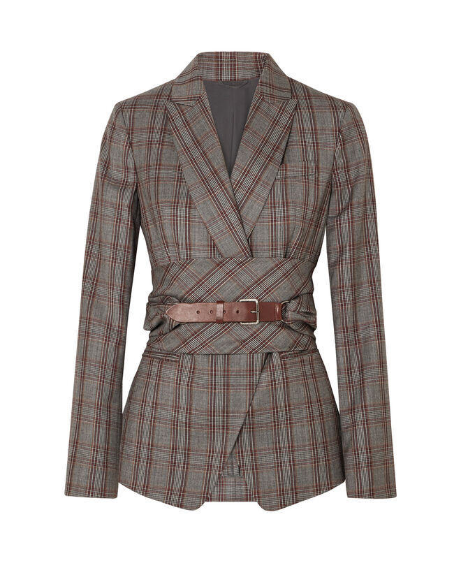 Blazer, €3490, Brunello Cucinelli, em www.net-a-porter.com