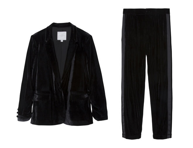 Blazer, €49,99, calças, €26,99, Springfield