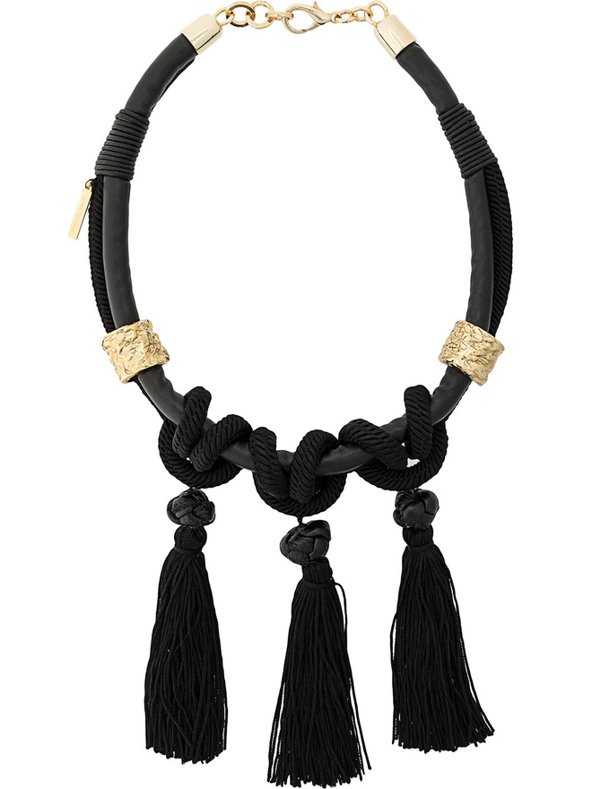 Colar, €200, Alberta Ferretti  