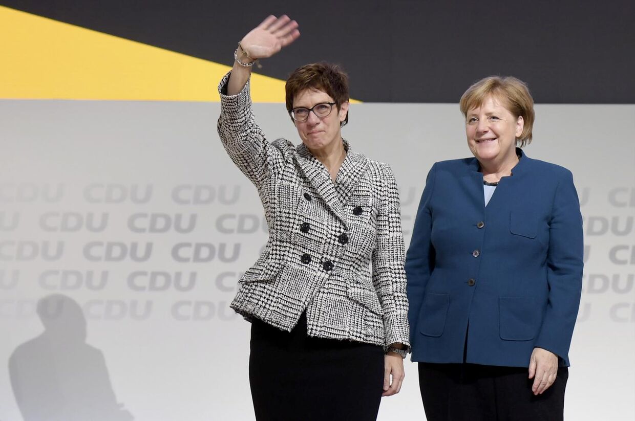 Angela Merkel e Annegret Kramp-Karrenbauer
