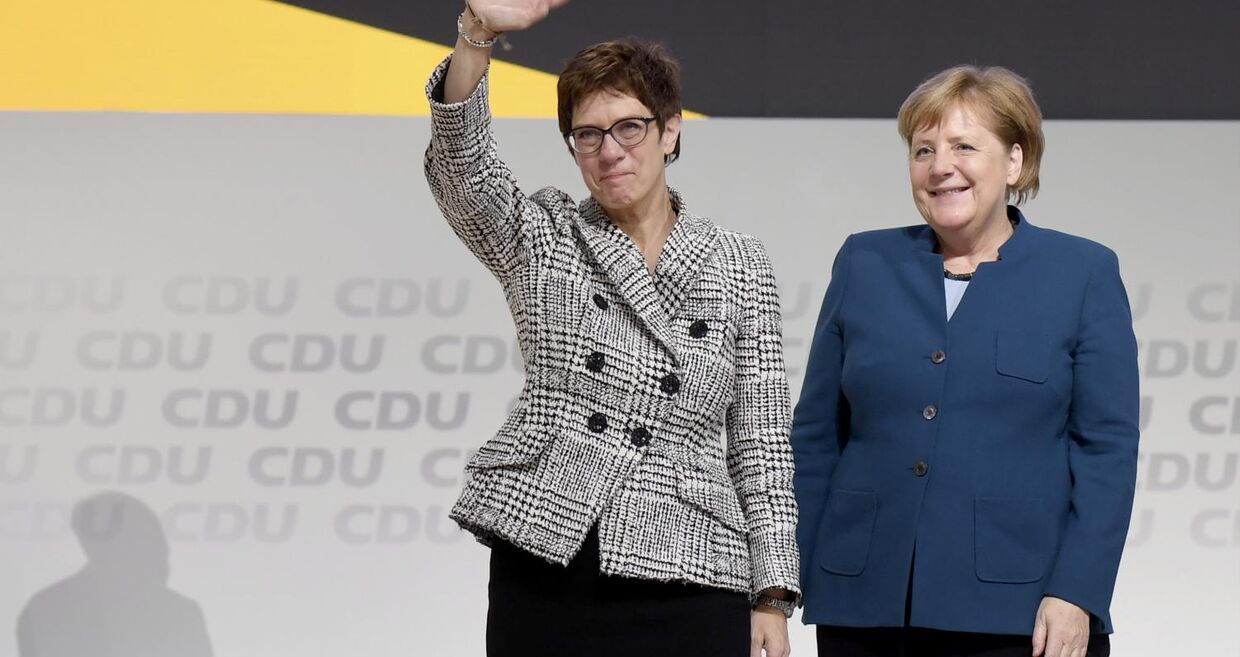Angela Merkel e Annegret Kramp-Karrenbauer