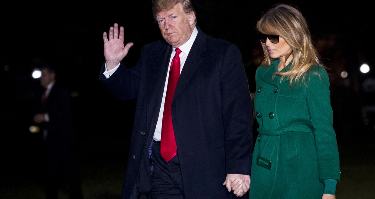 Melania Trump e as suas leggins invisíveis