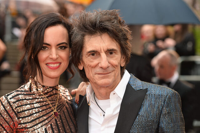 Sally Humphreys e Ronnie Wood | 31 anos de diferença 