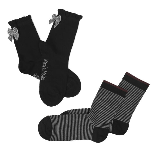 Meias da campanha Natal a Meias, €5 (€2,50 irá reverter para a Liga dos Bombeiros Portugueses), Calzedonia