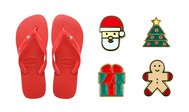 Pins de Natal, €2,50 cada, Havaianas