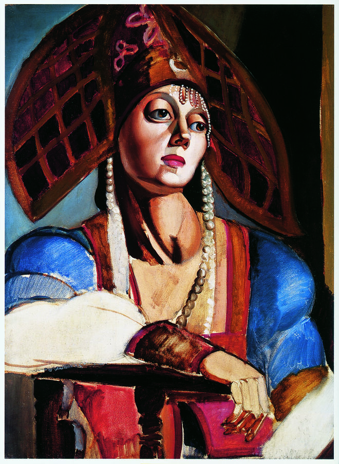 Bailarina russa, 1924/1925. Tamara Lempick – Reina del Art Déco, no Palácio Gaviria, em Madrid.