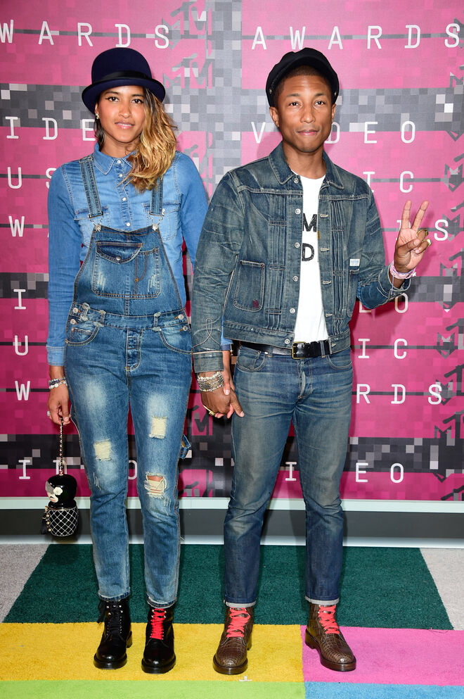 Helen Lasichanh e Pharrel Williams