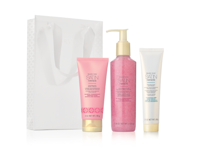 Conjunto Satin Hands Romã, €50, Mary Kay