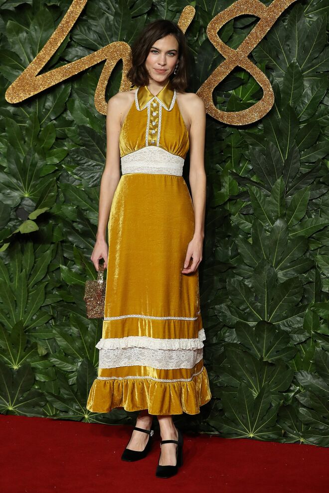 Alexa Chung numa das suas criações