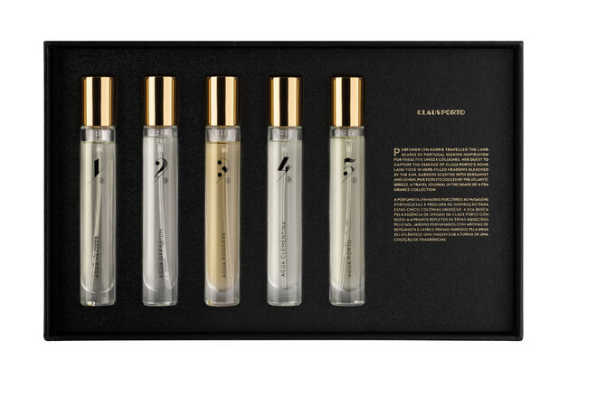 Gift set Agua de Colonia, 5 x 10 ml, €80, Claus Porto