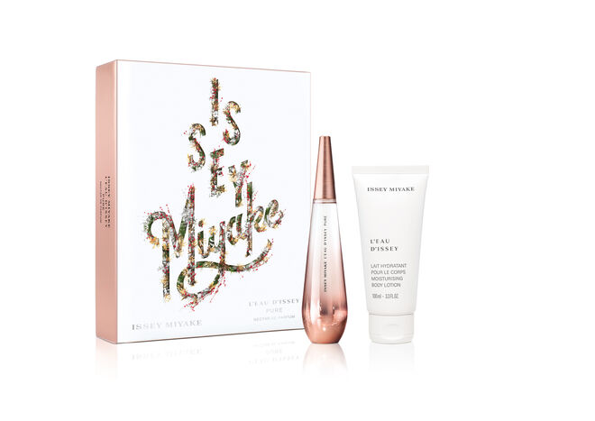 Coffret L'Eau d'Issey Pure Nectar eau de parfum 50 ml + Creme Corpo 100 ml, €83, Issey Miyake