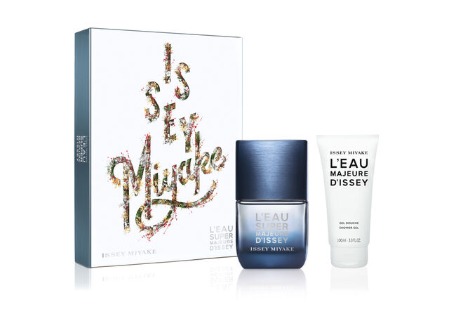 Coffret com L'Eau Super Majeure d'Issey eau de toillete 50 ml + Creme Corpo 100 ml, €62, Issey Miyake
