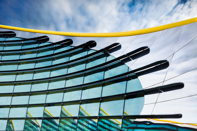 O Museu Enzo Ferrari, em Modena.