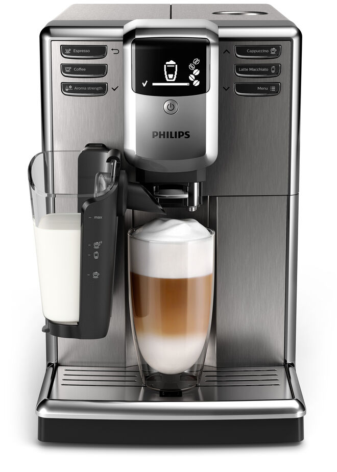 Máquina de café espresso super automática com sistema Latte Go, €659,99, Philips