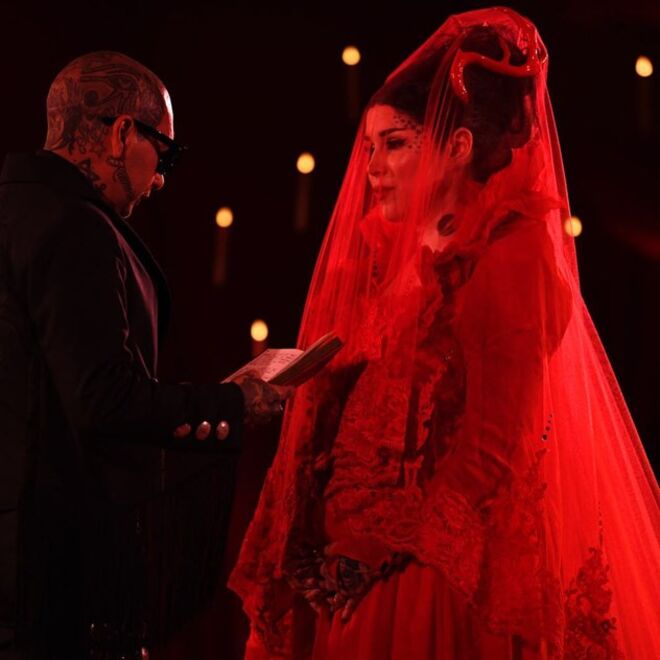 4.	“Casamento Kat Von D” | Kat Von D e Leafar Seyer