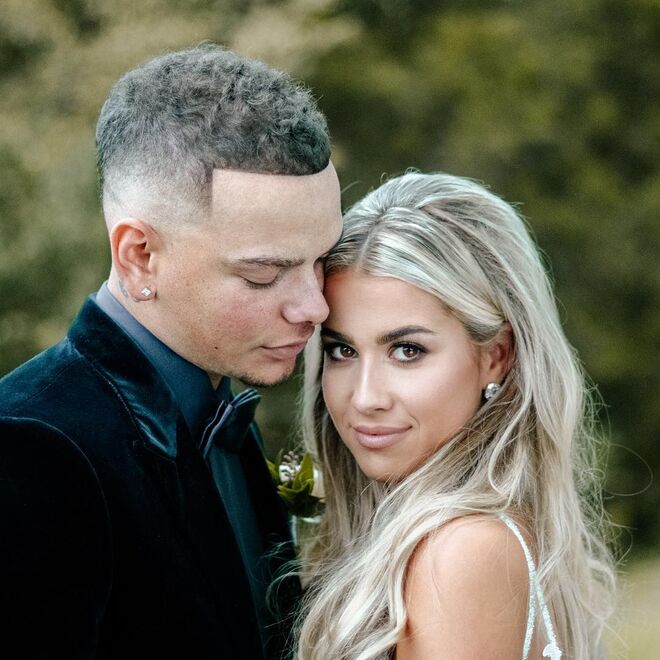 10.	“ Casamento Kane Brown” | Cantor country Kane Brown e a cantora Katelyn Jae