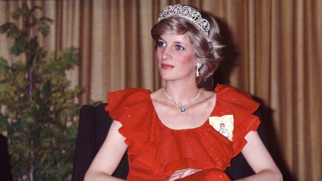 A verdadeira Diana, Princesa de Gales, a 30 de março de 1983, numa visita oficial à Austrália
