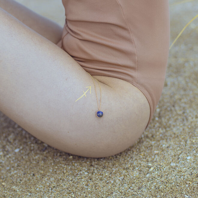 Horoscope | Colar Sagitário | Lápis Lazuli