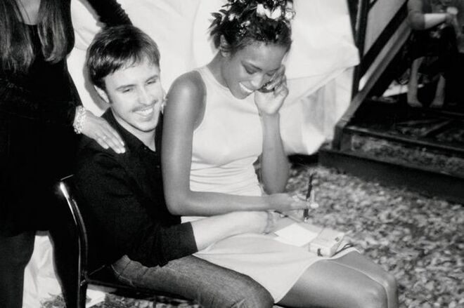 François Nars e Naomi Campbell nos anos 1990