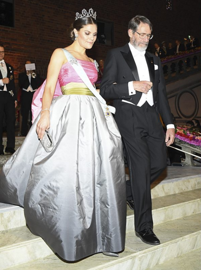 Victória da Suécia, na entrega dos Prémios Nobel, 2018