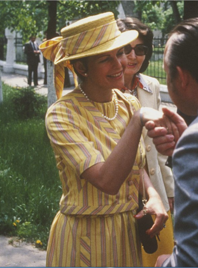 Sílvia da Suécia, numa visita oficial a Moscovo, 1978