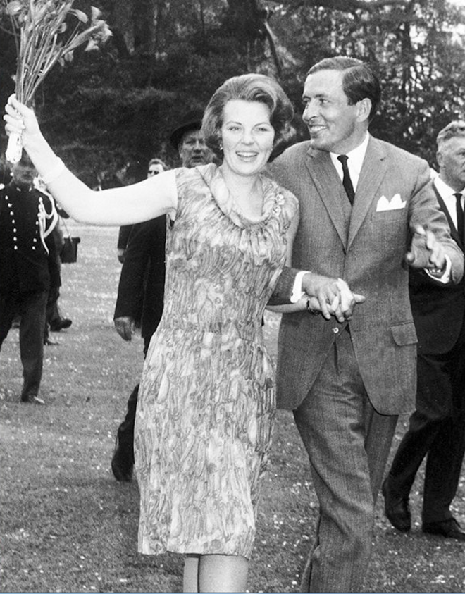 Beatriz dos Países Baixos, ex rainha da Holanda, junho de 1965