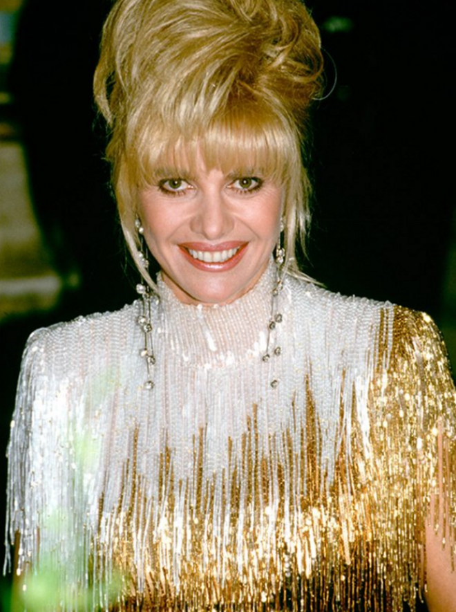 Ivana Trump, numa festa, 1991