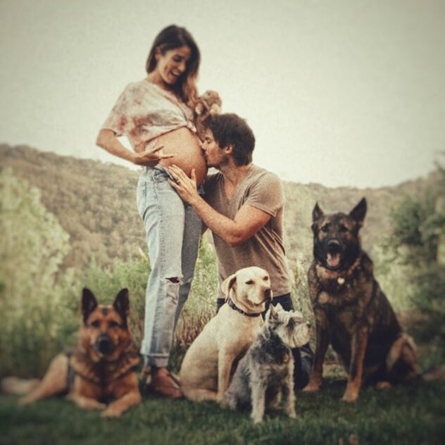 Nikki Reed and Ian Somerhalder