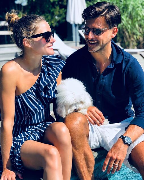 Olivia Palermo and Johannes Huebl