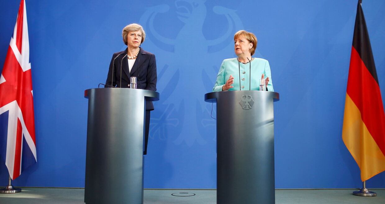 Angela Merkel Theresa May