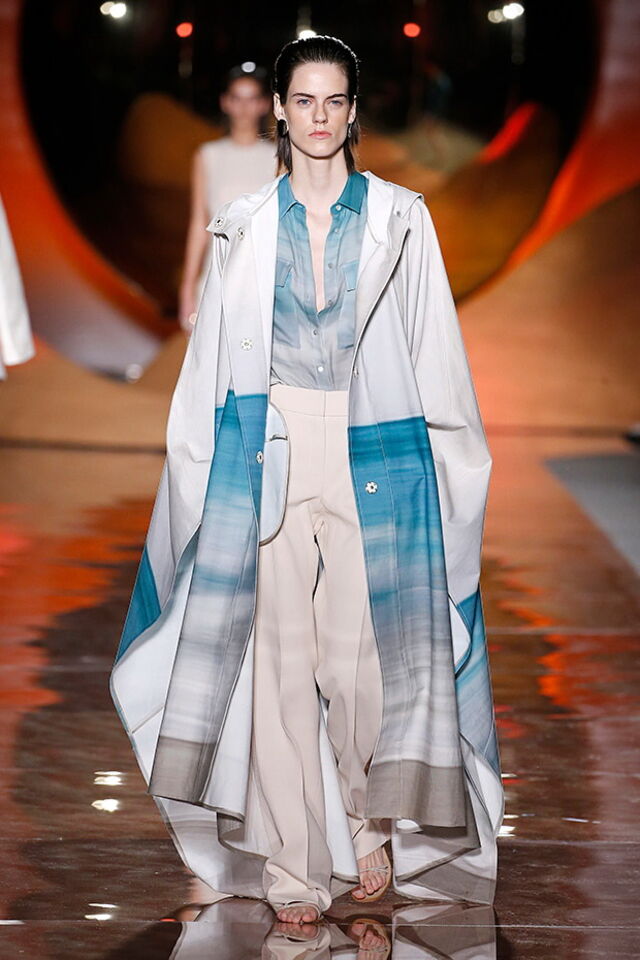 Desfile Pedro del Hierro primavera/verão 2019, na Mecedes-Benz Fashion Week Madrid.