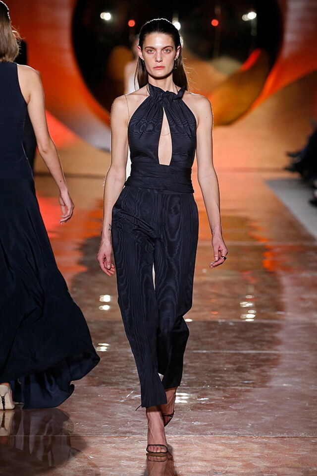 Desfile Pedro del Hierro primavera/verão 2019, na Mecedes-Benz Fashion Week Madrid.