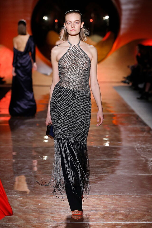 Desfile Pedro del Hierro primavera/verão 2019, na Mecedes-Benz Fashion Week Madrid.