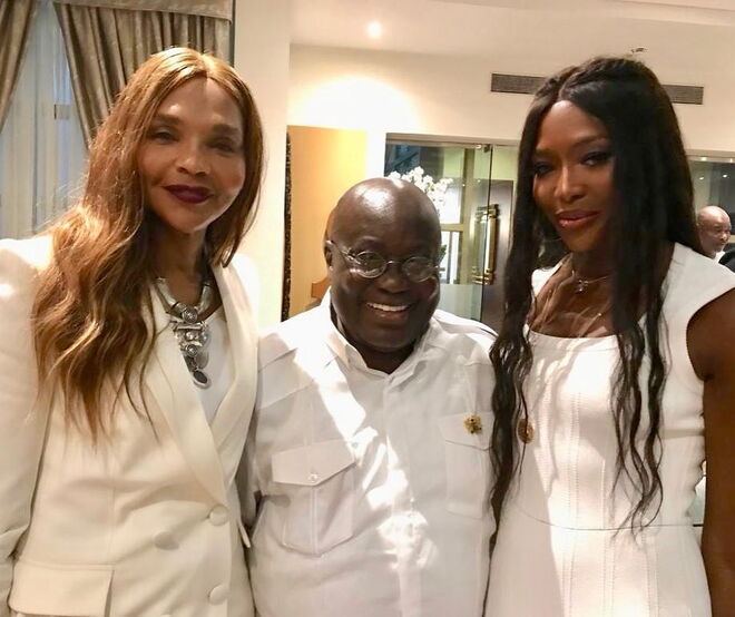 Valerie Morris-Campbell e Naomi Campbell