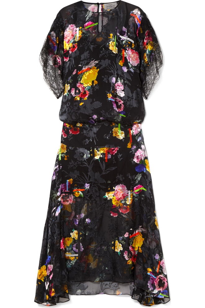 Vestido Leonora, agora €795, Preen by Thornton Bregazzi, em www.net-a-porter.com 