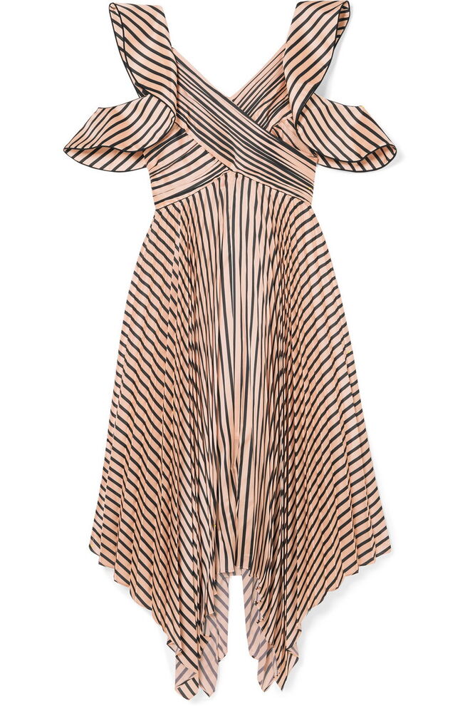 Vestido, agora €224, Self-Portrait, em www.self-portrait-studio.com