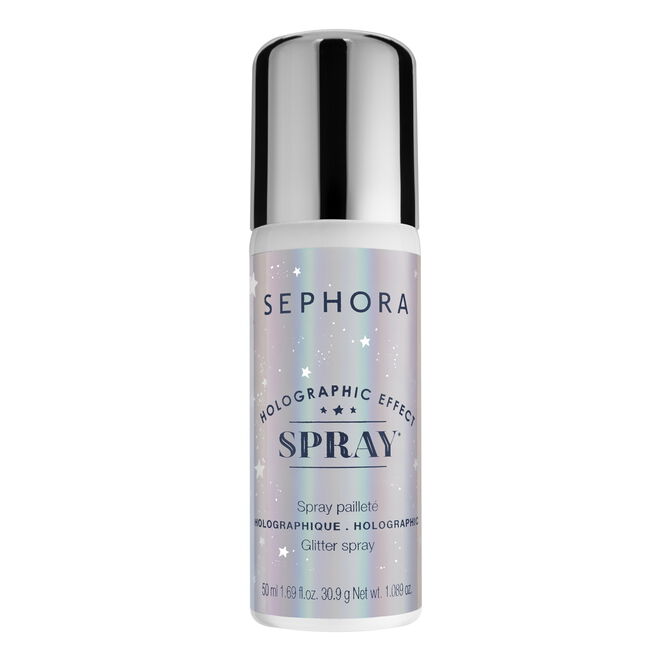 Glitter spray, 50 ml, €795, Sephora Collection